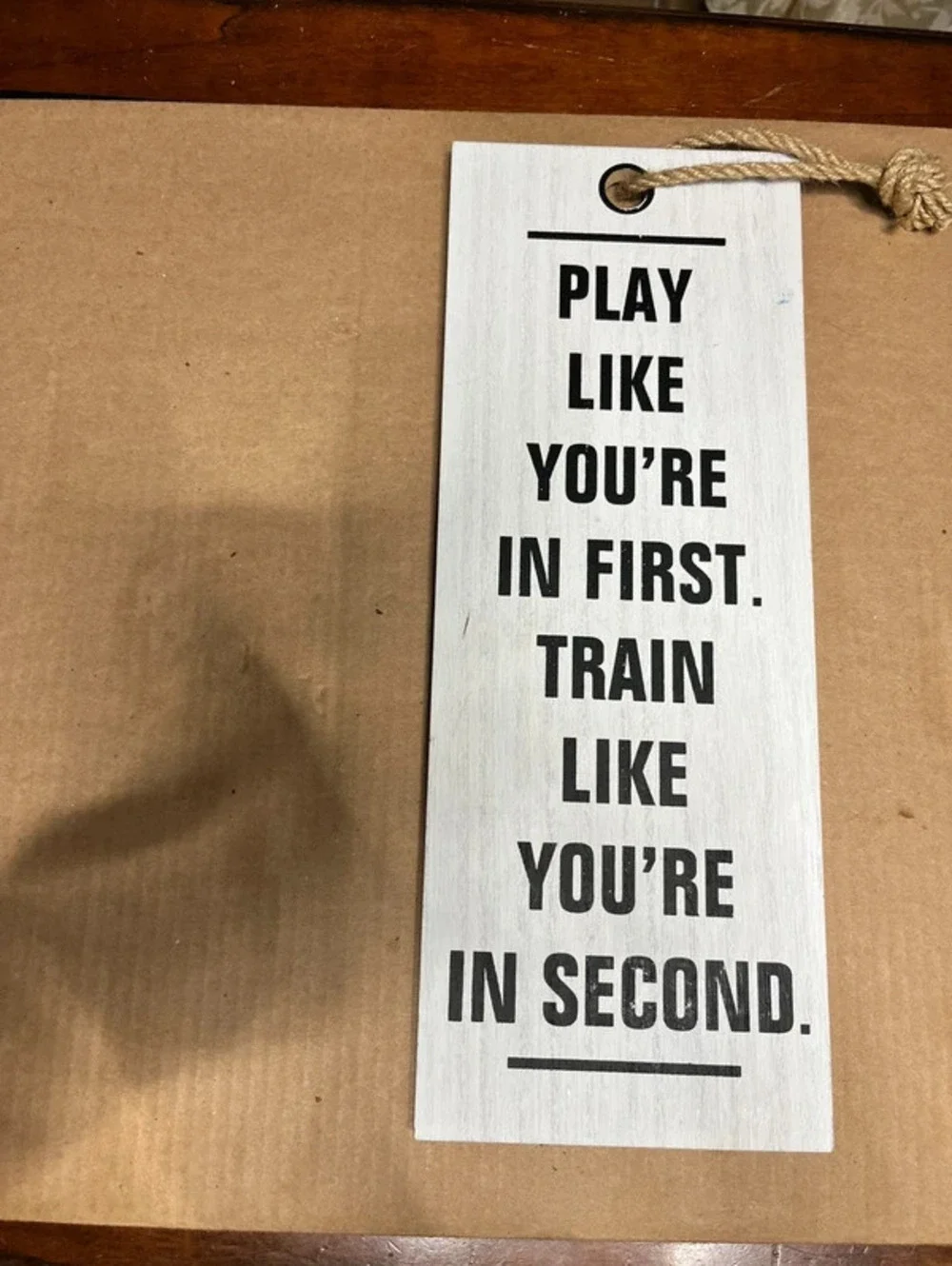 Baseball Mindset wall decor.